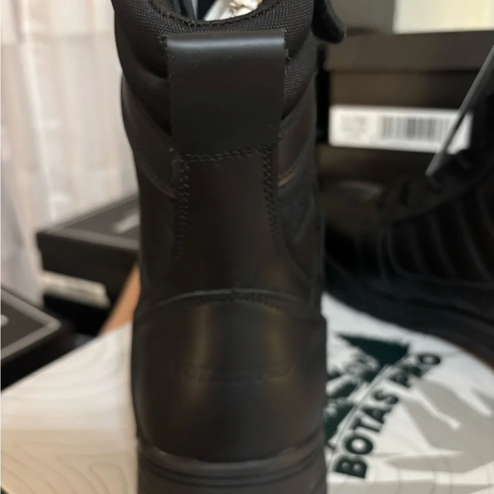 Men's Black Tactical Boots - Picture 5 of 7